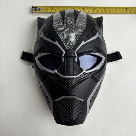 Black Panther Wakanda Vibranium Power FX Light Up Mask Marvel Halloween Costume - Picture 11 of 15